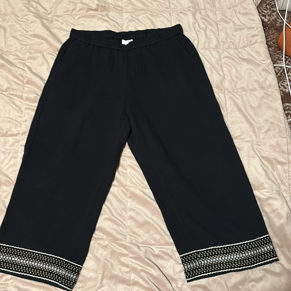 J. Jill Pure Jill Relaxed Cropped Pants Sz. L - Picture 4 of 5